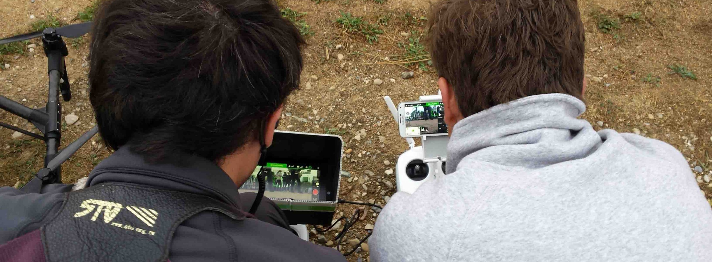 Télépilotes drone avec retour vidéo sur radiocommande